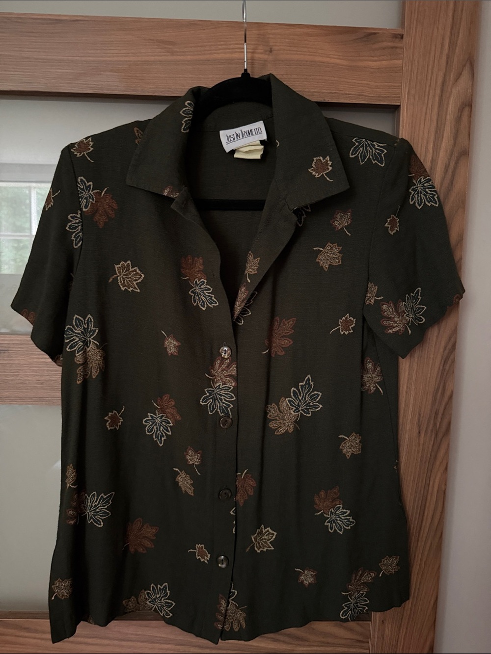 VINTAGE Just in Thyme LTD button down blouse